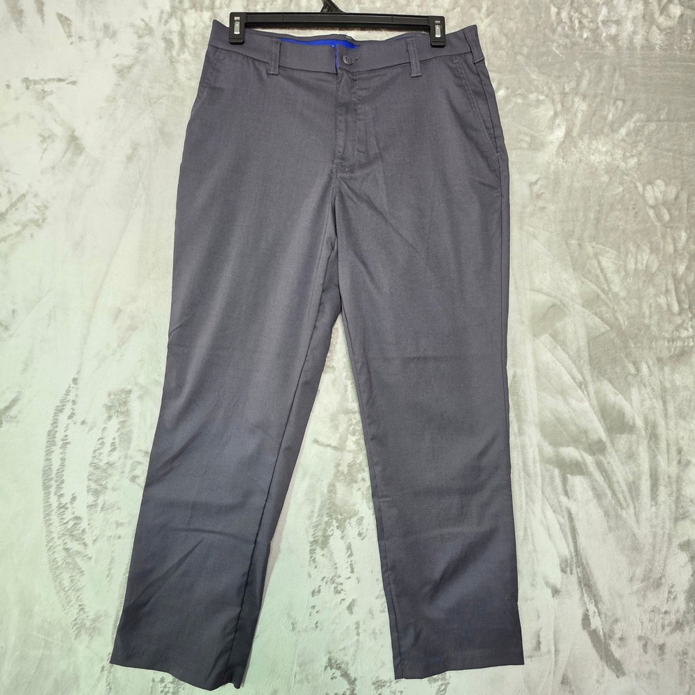 Cintas Mens Work Pants Gray Straight Leg Utility Trousers 34x30 2412760